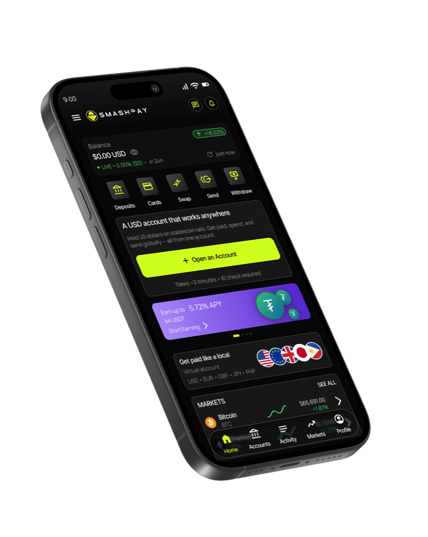 The SmashPay app